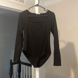 Black Long Sleeve bodysuit